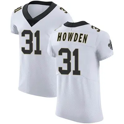 Men's Elite Jordan Howden New Orleans Saints White Vapor Untouchable Jersey
