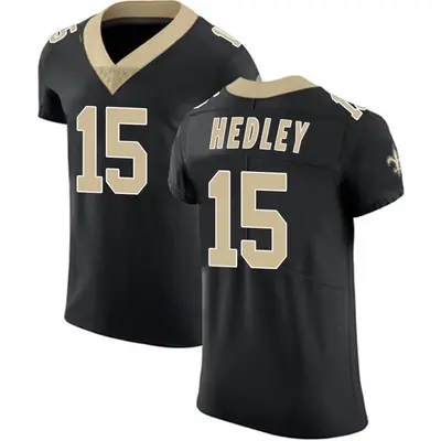 Men's Elite Lou Hedley New Orleans Saints Black Team Color Vapor Untouchable Jersey
