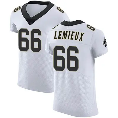 Men's Elite Shane Lemieux New Orleans Saints White Vapor Untouchable Jersey