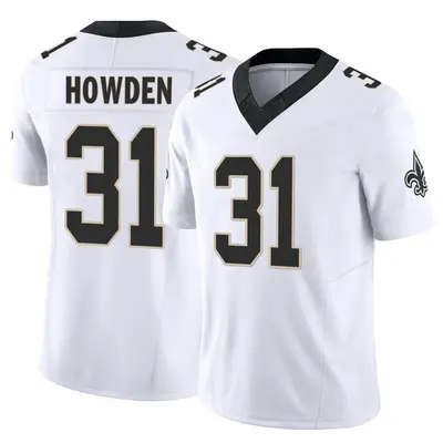 Men's Limited Jordan Howden New Orleans Saints White Vapor F.U.S.E. Jersey