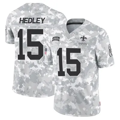 Men's Limited Lou Hedley New Orleans Saints Arctic Camo 2024 Salute to Service Jersey