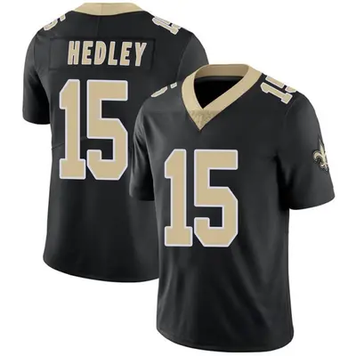 Men's Limited Lou Hedley New Orleans Saints Black Team Color Vapor Untouchable Jersey
