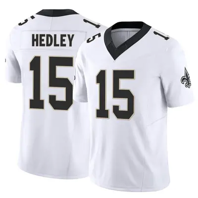 Men's Limited Lou Hedley New Orleans Saints White Vapor F.U.S.E. Jersey
