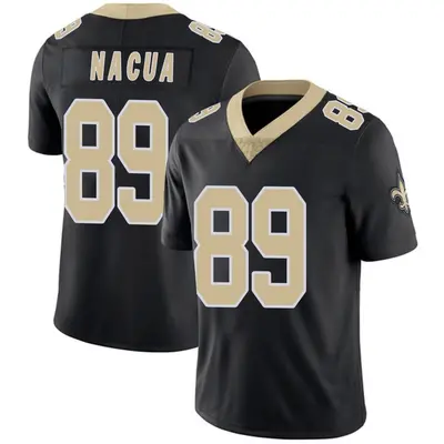 Men's Limited Samson Nacua New Orleans Saints Black Team Color Vapor Untouchable Jersey