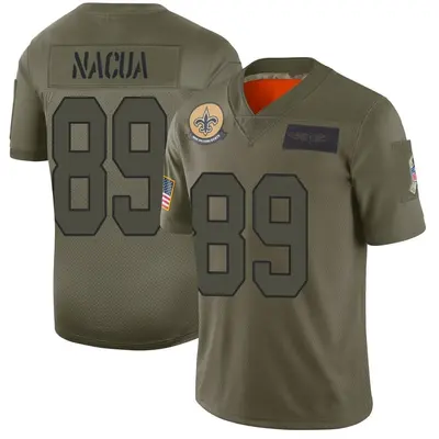 Men's Limited Samson Nacua New Orleans Saints Camo 2019 Salute to Service Jersey