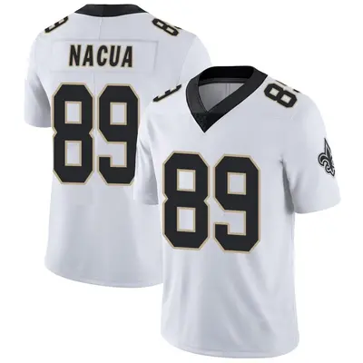 Men's Limited Samson Nacua New Orleans Saints White Vapor Untouchable Jersey