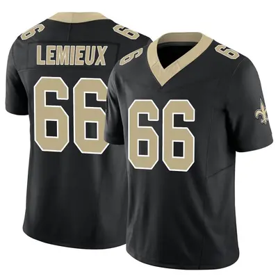 Men's Limited Shane Lemieux New Orleans Saints Black Vapor F.U.S.E. Jersey