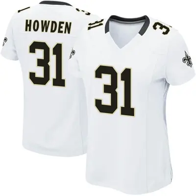 Women's Game Jordan Howden New Orleans Saints White Jersey