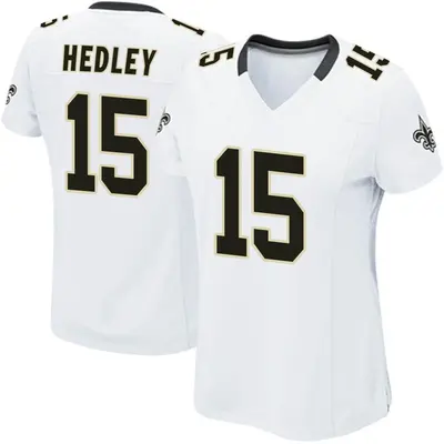 Women's Game Lou Hedley New Orleans Saints White Jersey
