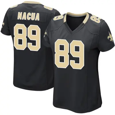 Women's Game Samson Nacua New Orleans Saints Black Team Color Jersey