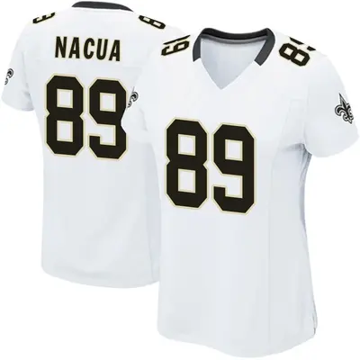 Women's Game Samson Nacua New Orleans Saints White Jersey