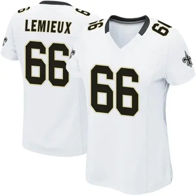 Women's Game Shane Lemieux New Orleans Saints White Jersey