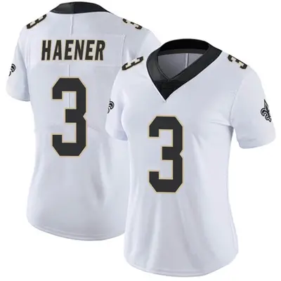 Women's Limited Jake Haener New Orleans Saints White Vapor Untouchable Jersey
