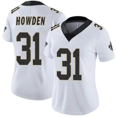 Women's Limited Jordan Howden New Orleans Saints White Vapor Untouchable Jersey