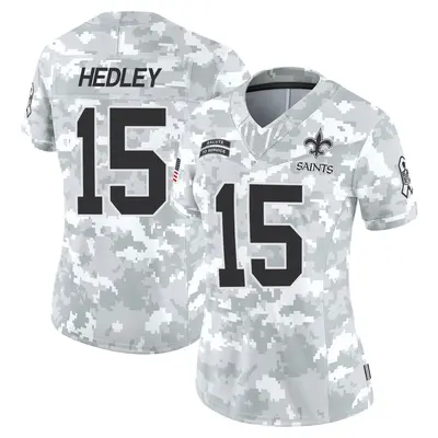 Women's Limited Lou Hedley New Orleans Saints Arctic Camo 2024 Salute to Service Jersey