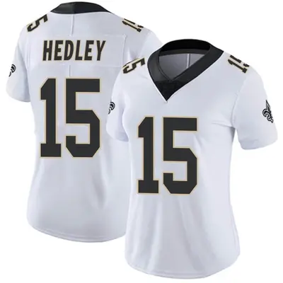 Women's Limited Lou Hedley New Orleans Saints White Vapor Untouchable Jersey