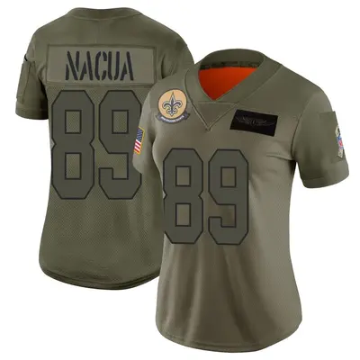 Women's Limited Samson Nacua New Orleans Saints Camo 2019 Salute to Service Jersey