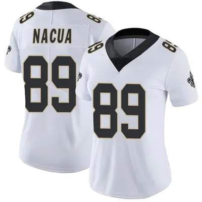 Women's Limited Samson Nacua New Orleans Saints White Vapor Untouchable Jersey