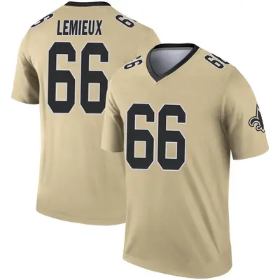 Youth Legend Shane Lemieux New Orleans Saints Gold Inverted Jersey