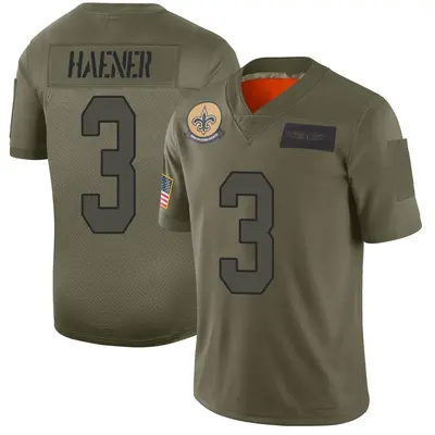 Youth Limited Jake Haener New Orleans Saints Camo 2019 Salute to Service Jersey