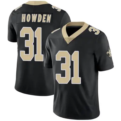 Youth Limited Jordan Howden New Orleans Saints Black Team Color Vapor Untouchable Jersey