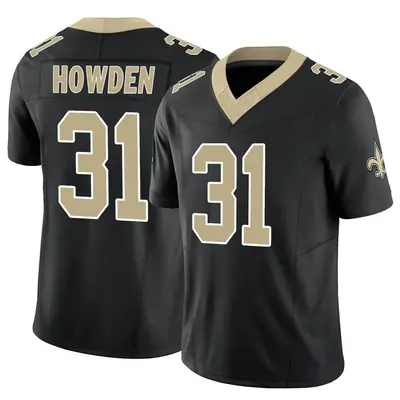 Youth Limited Jordan Howden New Orleans Saints Black Vapor F.U.S.E. Jersey