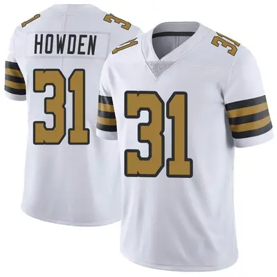 Youth Limited Jordan Howden New Orleans Saints White Color Rush Jersey