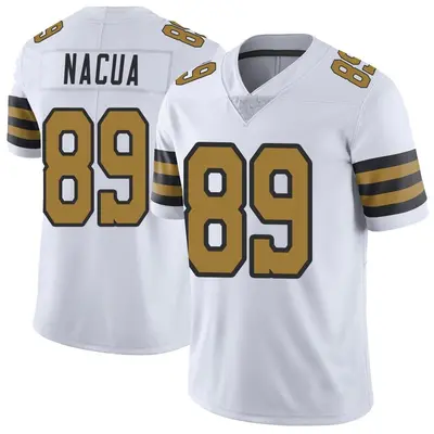 Youth Limited Samson Nacua New Orleans Saints White Color Rush Jersey